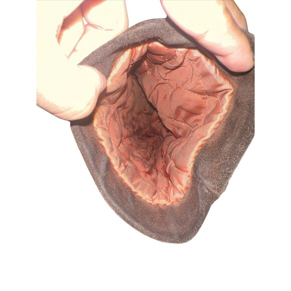 Genuine Leather Suede Brown Jacket Sherpa Lined Ranch Coat - Picture 10 of 12